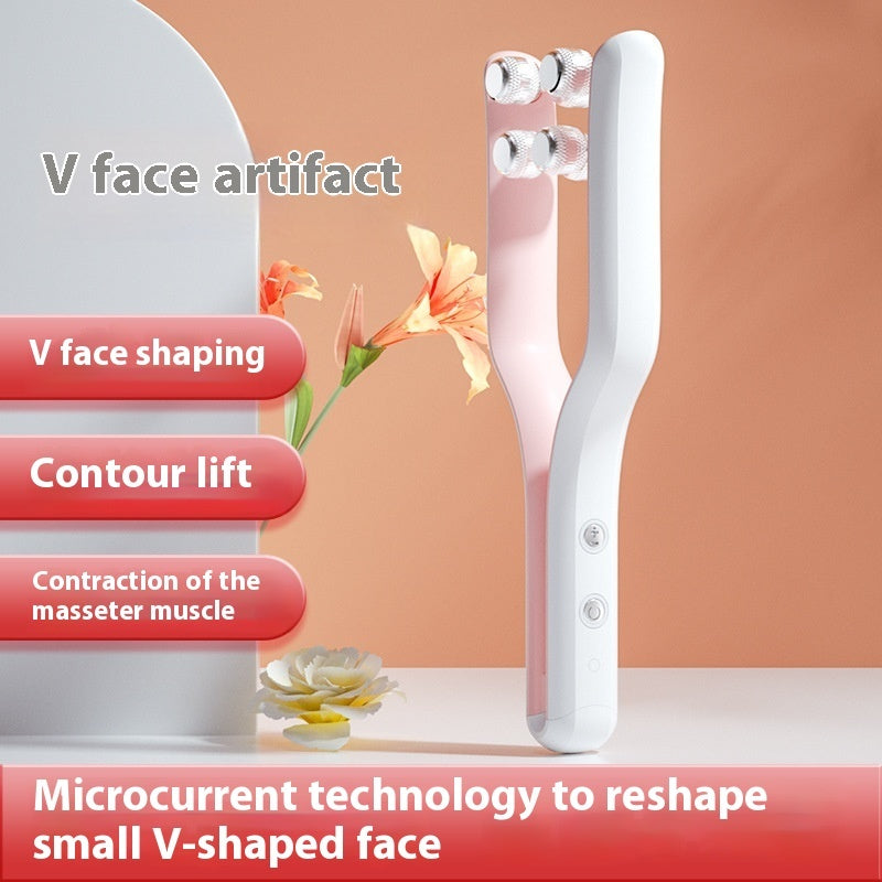 USB Micro-current Facial Slimming Massage Roller