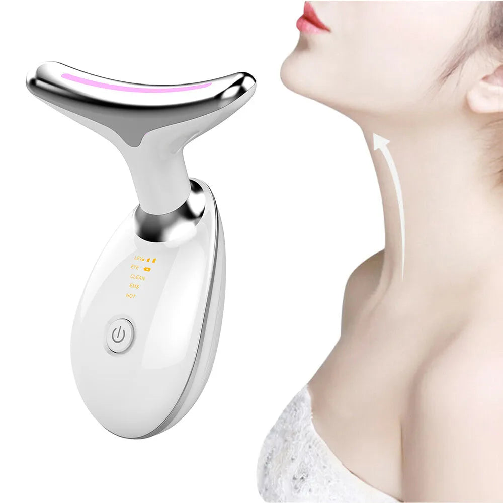 Vibe Geeks Neck and Face Skin Tightening IPL Skin Care Device- USB Charging-1