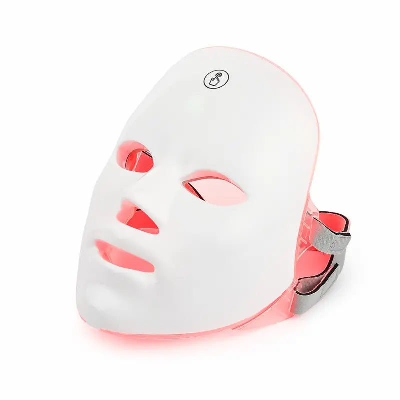 Portable 7 Color Light Facial Mask - Touch Screen Skin Care Device with Multi-Function Beauty Benefits - USB Charged-1