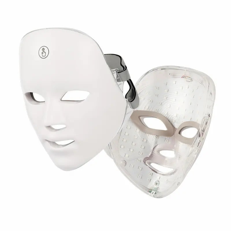 Portable 7 Color Light Facial Mask - Touch Screen Skin Care Device with Multi-Function Beauty Benefits - USB Charged-3