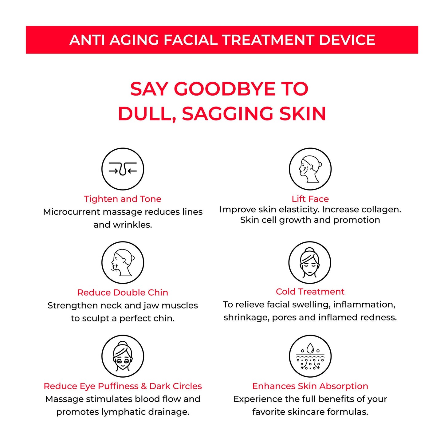 EMS Microcurrent Skin Rejuvenation Device