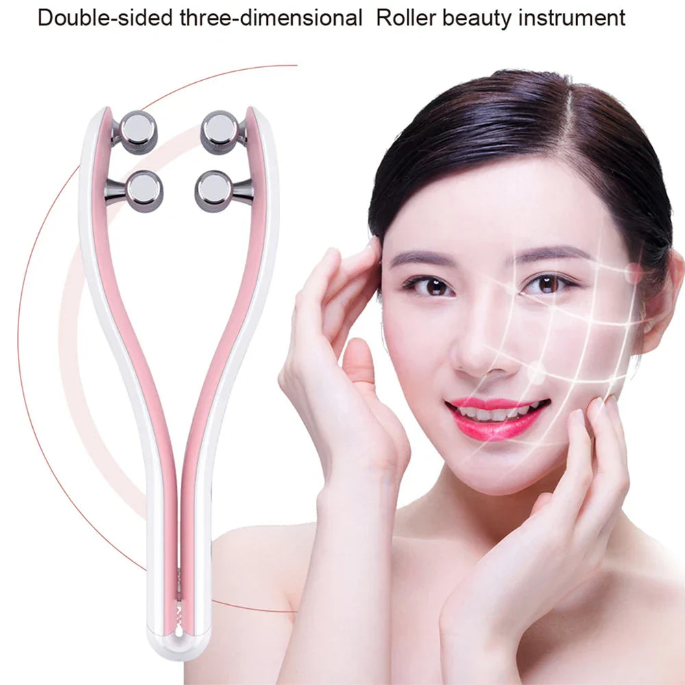 Face Lifting Roller – 3D Y-Shape EMS Microcurrent Facial Massager-1