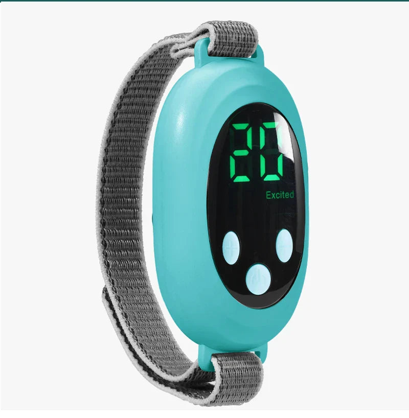 Microcurrent EMS Sleep Aid Device Palm Pulse Massager Blue-0