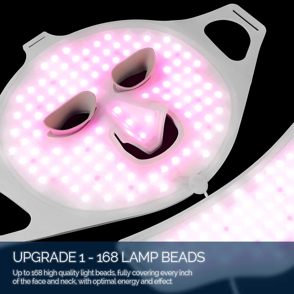 7 Colors LED Face & Neck Mask - Phototherapy for Skin Rejuvenation-3