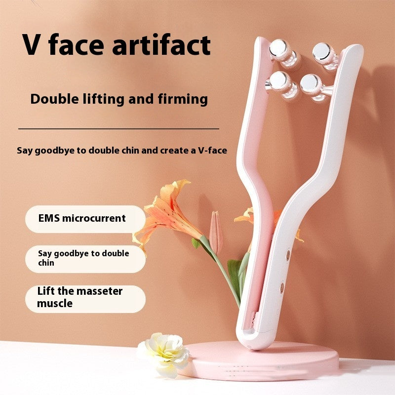 USB Micro-current Facial Slimming Massage Roller