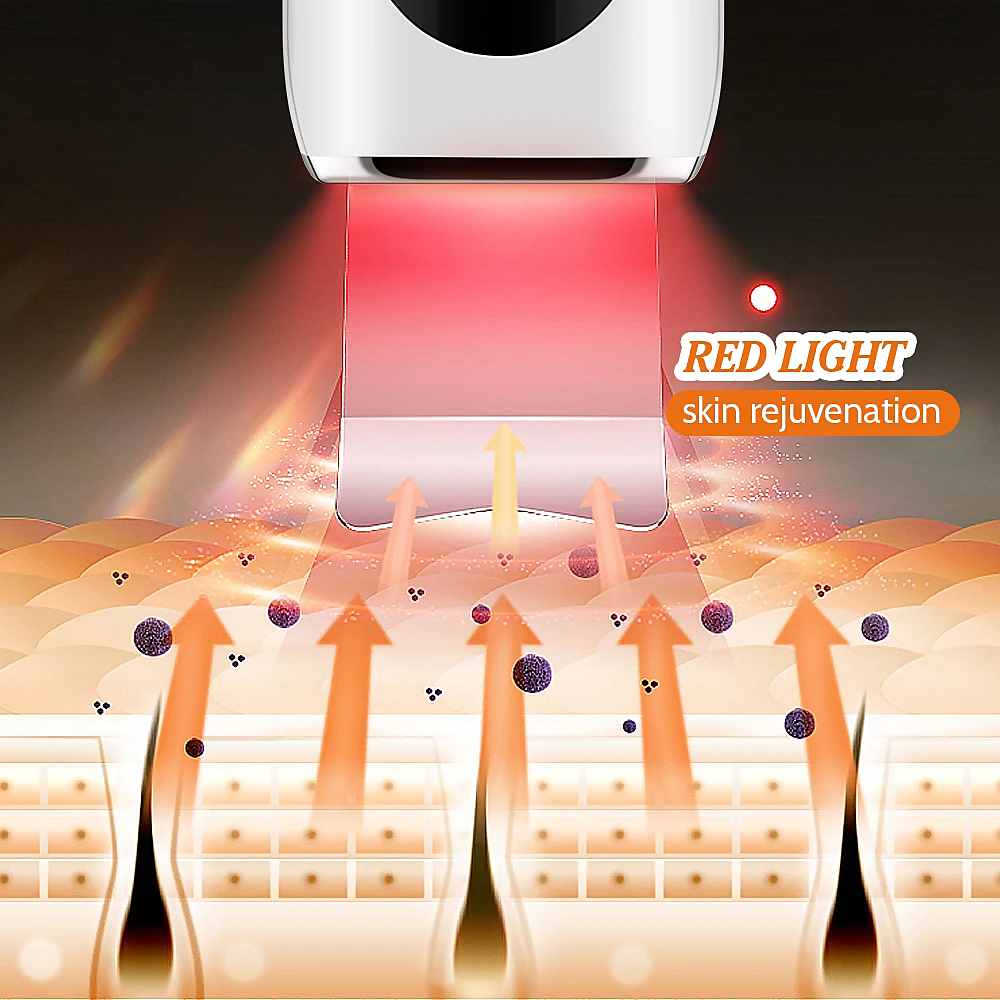 STELLAR - Exfoliant Lifting EMS  5 fonctions  - Soin à ultrasons & photons