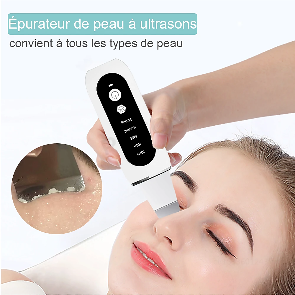 STELLAR - Exfoliant Lifting EMS  5 fonctions  - Soin à ultrasons & photons